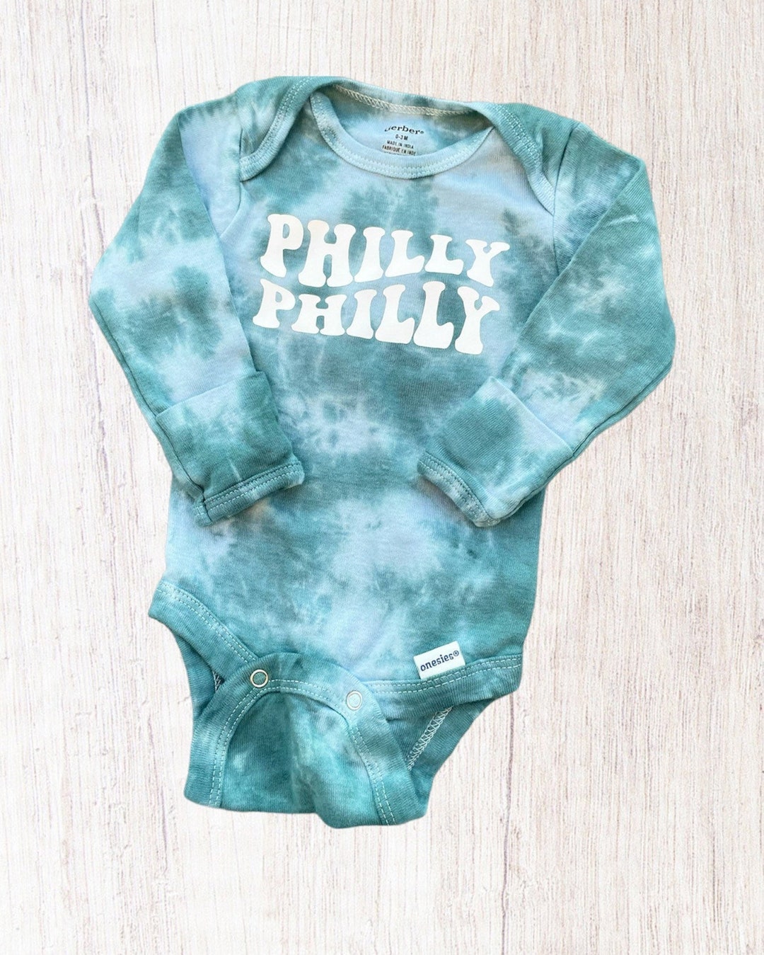 PHILLY PHILLY Baby Tie Dye Shirt Philly Sports Baby Shirt Philadelphia