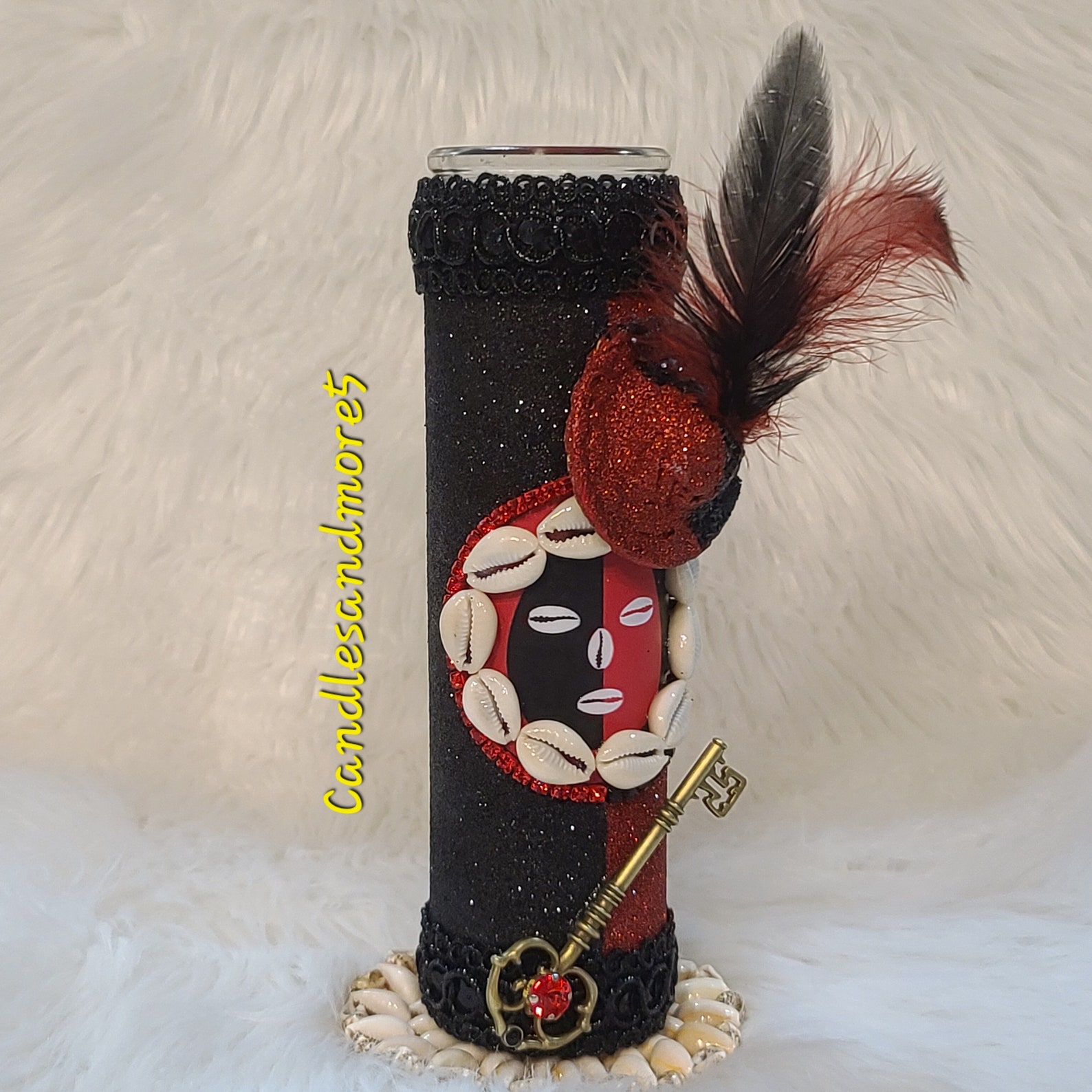 Candle Inspiredby Elegua/vela Inapirada Para Elegua Etsy