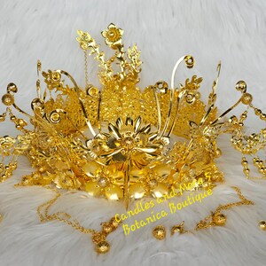 Crown for Goddess Oshun Ochun/Corona para la diosa Oshun Ochun