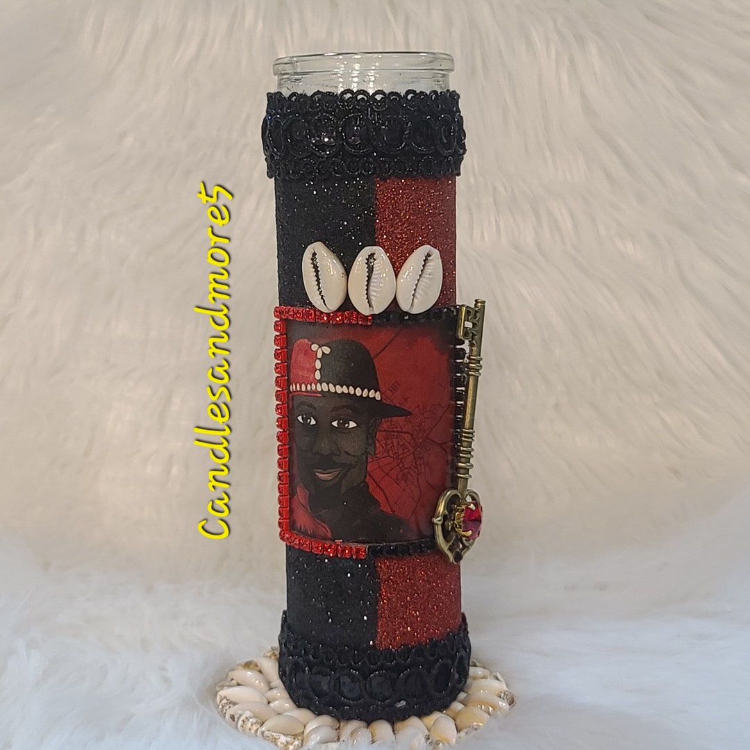 Candle Inspiredby Elegua/vela Inapirada Para Elegua Etsy