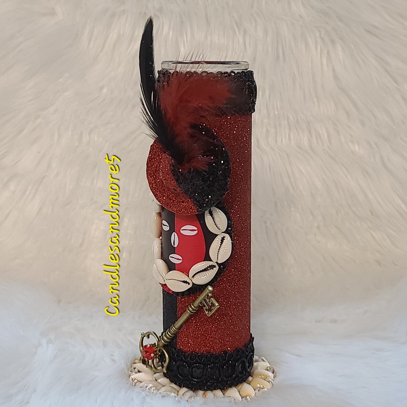 Candle Inspiredby Elegua/vela Inapirada Para Elegua Etsy