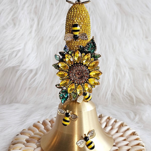 Sunflower Bell for Oshun Ochun ~ Campana de Girasol para Oshun Ochun