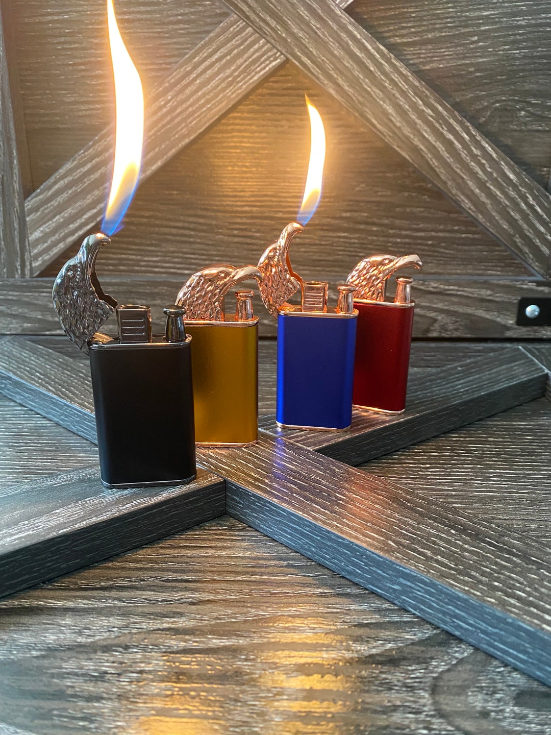 American Eagle Refillable Torch Flame Cigarette Lighter Groomsmen Gift Party Favors Unique