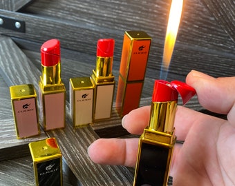 Lipstick Refillable Torch Flame cool  Cigarette multiple colors Lighter. ***Lighter does not come with fluid***