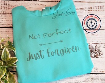 Christian Hoodie, Just Forgiven, Faith Sweatshirt