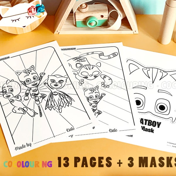 Pj Masks Mask - Etsy