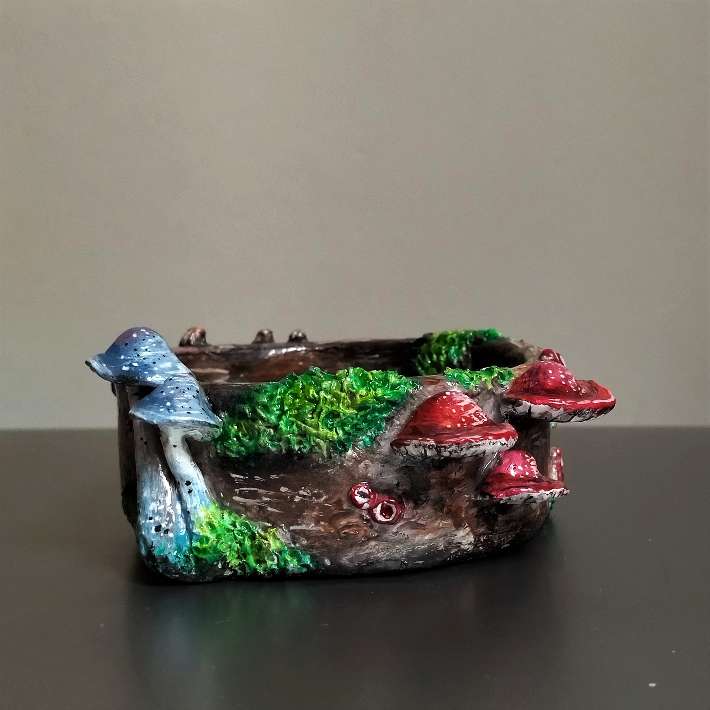 Petit Pot Décoratif Champignons