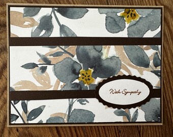 With Sympathy floral