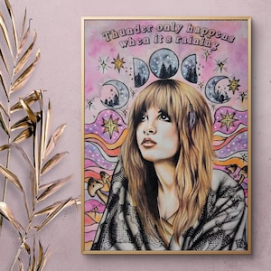 Stevie Nicks Print Fleetwood Mac Poster Print