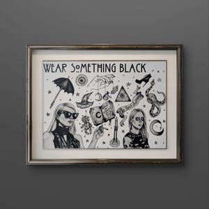 American Horror Story Coven Tattoo Art Print