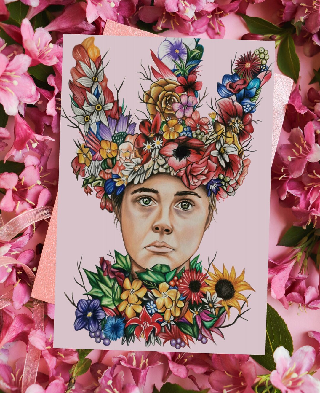 Midsommar Art Print Greetings Card Etsy midsommar-art-print-greetings-card-etsy