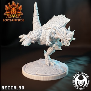 Koknodon / Rameidon - Kaijumon - suitable for Tabletop Games | Dungeons and Dragons | D&D | Wargames | RPG - Cranidos / Rampardos
