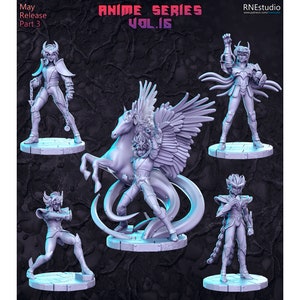 Anime Series Vol. 15 - RN Estudio - DnD - D&D - Pathfinder - Tabletop Miniature - RPG Mini - Dungeons and Dragons - Skirmish - Miniature