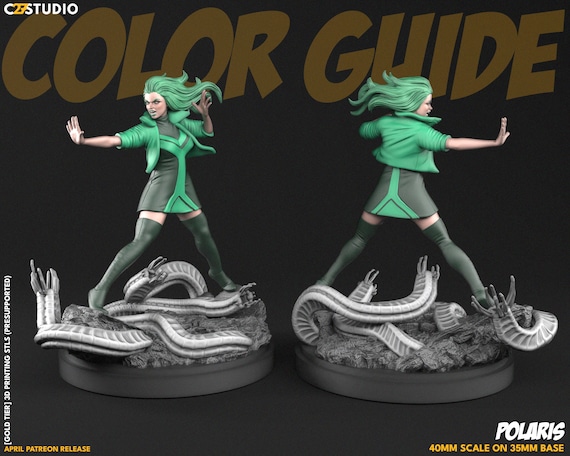 MS Magnetic Aka Polaris - C27 - Marvel Crisis Protocol - Dnd