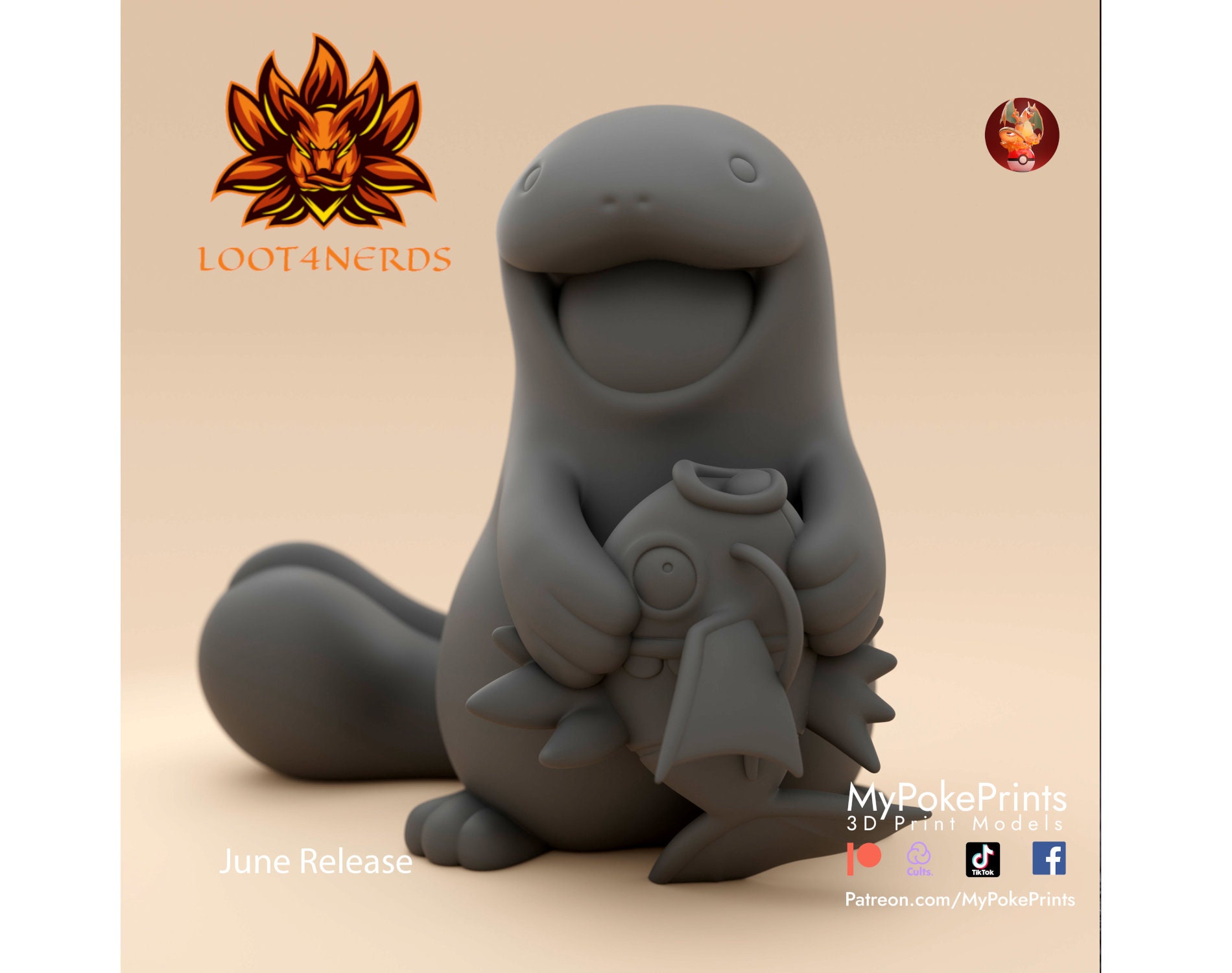 STL file Pokemon Zarude 🐉・3D print model to download・Cults