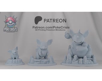 Pokémon Gen 1 #29-34: ニドラン、ニドリーナ、ニドクイン、ニドリーノ