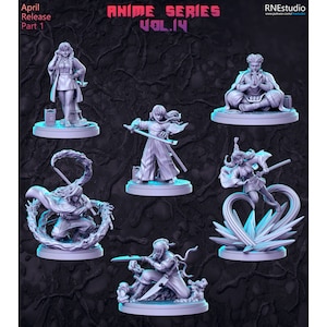 Anime-serie Vol 14 - RN Estudio - DnD - D&D - Pathfinder - Tafelmodel Miniatuur - RPG Mini - Dungeons and Dragons - Schermutseling - Miniatuur