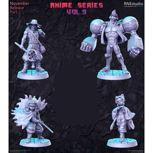 Anime Series Vol. 9 - RN Estudio - DnD - D&D - Pathfinder - Tabletop Miniature - RPG Mini - Dungeons and Dragons - Skirmish - Miniature