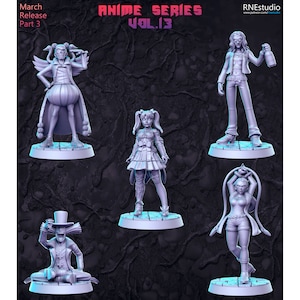 Anime Series Vol. 13 - RN Estudio - DnD - D&D - Pathfinder - Tabletop Miniature - RPG Mini - Dungeons and Dragons - Skirmish - Miniature