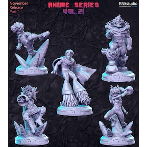 Anime Series Vol. 21 - RN Estudio - DnD - D&D - Pathfinder - Tabletop Miniature - RPG Mini - Dungeons and Dragons - Skirmish - Miniature