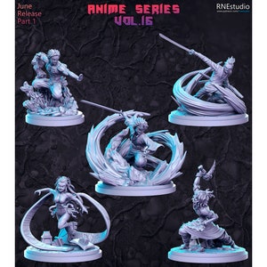 Anime Series Vol. 16 - RN Estudio - DnD - D&D - Pathfinder - Tabletop Miniature - RPG Mini - Dungeons and Dragons - Skirmish - Miniature