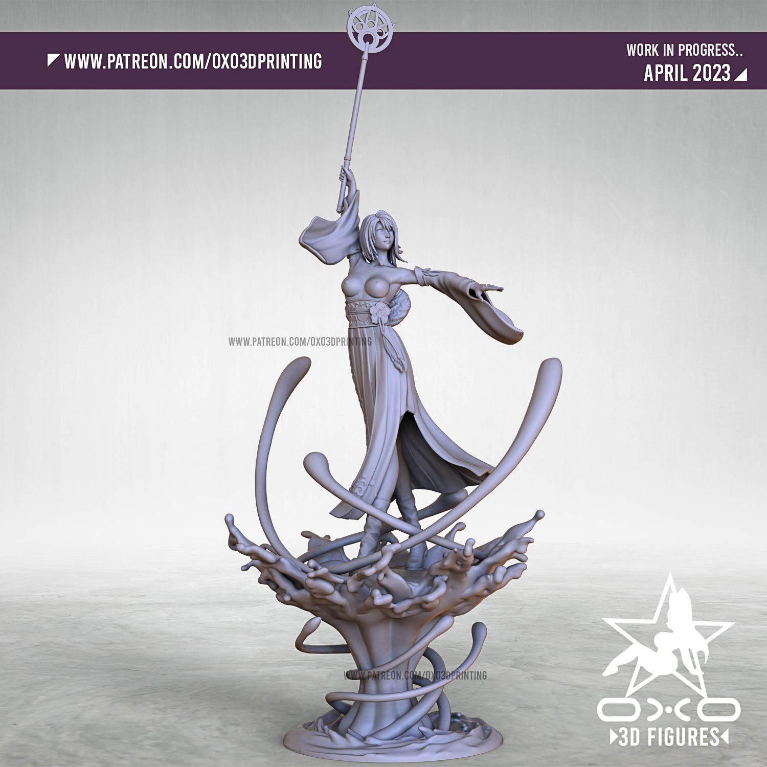 Yuna - Paintable Final Fantasy X Fan Art Figure - Oxo3dprinting (SFW and  NSFW) - Etsy Canada