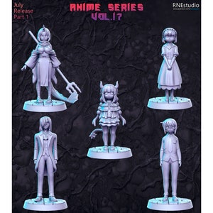 Anime Series Vol. 17 - RN Estudio - DnD - D&D - Pathfinder - Tabletop Miniature - RPG Mini - Dungeons and Dragons - Skirmish - Miniature