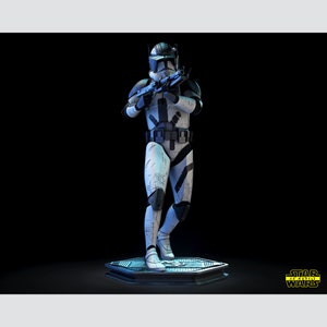 Commander Cody - paintable 3D Star Wars model - fan art figure