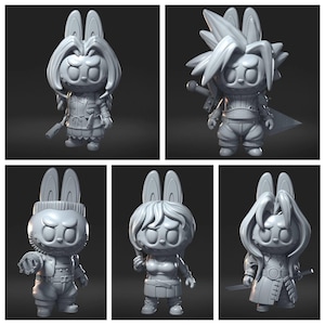 Final Fantasy X Bubu - RN Estudio - DnD - D&D - Pathfinder - Tabletop Miniature - RPG Mini - Dungeons and Dragons - Skirmish - Miniature