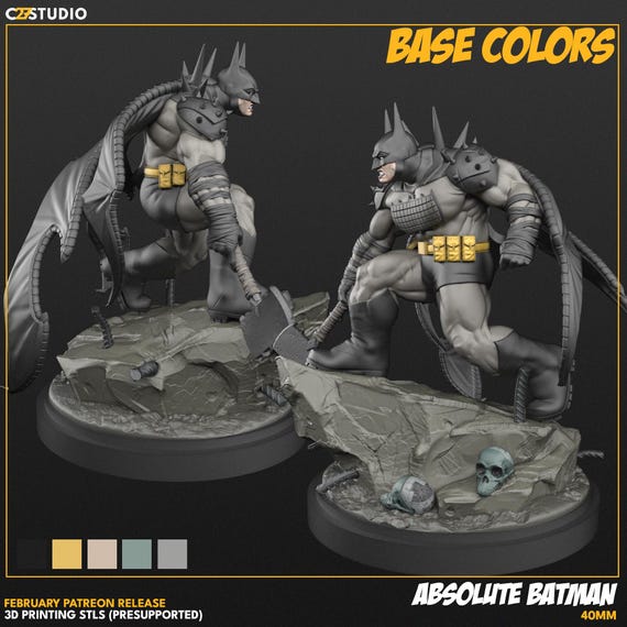 Bat-le Ax Aka Absolute Batman - C27 - Marvel Crisis Protocol - D&D