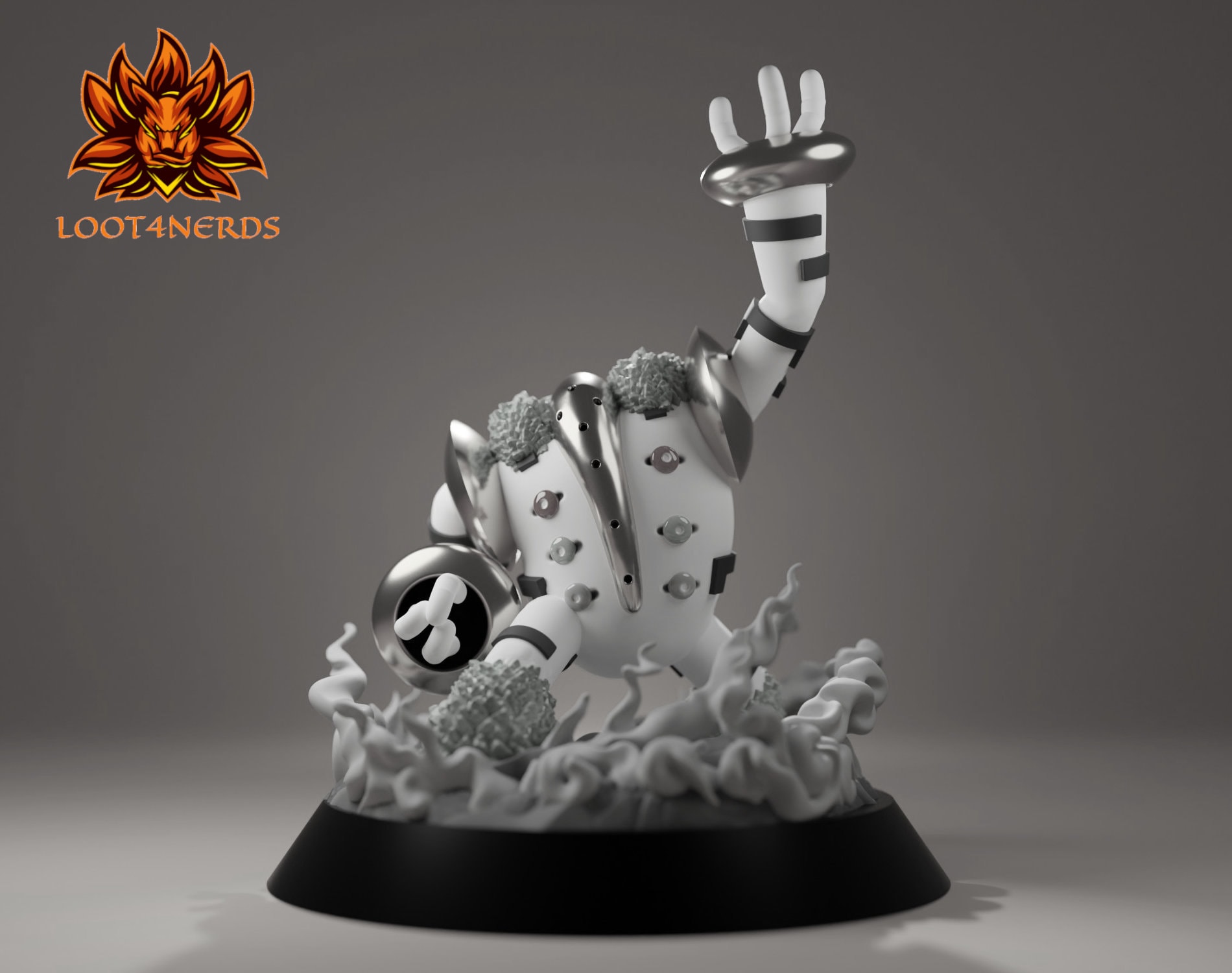 レジギガス - ペイント可能なポケモンファンアートフィギュア