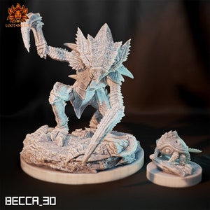 Kabuto / Kabutops - Kaijumon - suitable for tabletop games | Dungeons and Dragons | D&D | Wargames | RPG | Skirmish