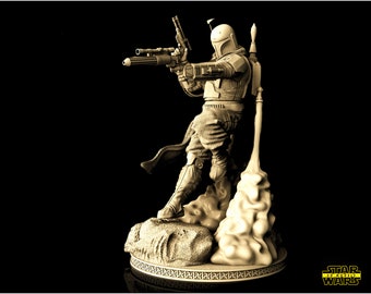 Boba Fett - Star Wars Fan Art Figure, 1:12 scale, Resin Fan Art Figure / Diorama, 3D printed