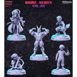 Anime Series Vol. 20 - RN Estudio - DnD - D&D - Pathfinder - Tabletop Miniature - RPG Mini - Dungeons and Dragons - Skirmish - Miniature