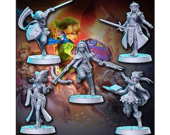 Hyrule Pack - RN Estudio - DnD - D&D - Pathfinder - Tabletop Miniature - RPG Mini - Dungeons and Dragons - Skirmish - Miniature