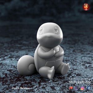 Sitting Squirtle - Etsy