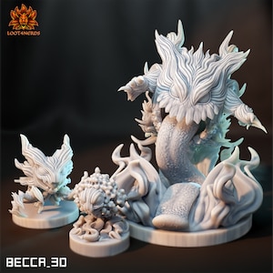 Nebulak / Alpollo / Gengar - Kaijumon - suitable for Tabletop Games | Dungeons and Dragons | D&D | RPG | Skirmish -Ghastly / Haunter / Gengar