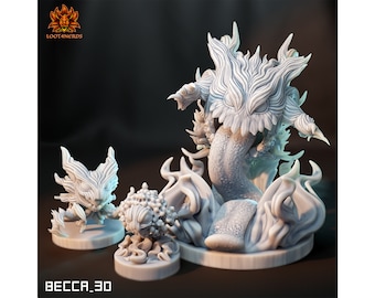 Nebulak / Alpollo / Gengar - Kaijumon - suitable for Tabletop Games | Dungeons and Dragons | D&D | RPG | Skirmish -Ghastly / Haunter / Gengar