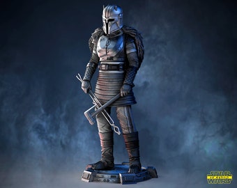 The Armorer - Mandalorian - Star Wars Fan Art Figure, 1:12 scale, Resin Fan Art Figure / Diorama, 3D printed