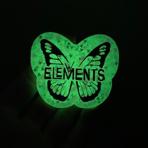 Custom festival / artist butterfly necklace