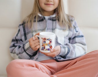 personalized mug personalized mug with letter B coffee mug gift gift idea