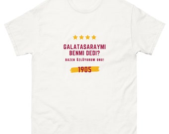 Galatasaray Tshirt Komik Söz Fanatik Hediye Gift ultrAslan Hediyelik Tshirt