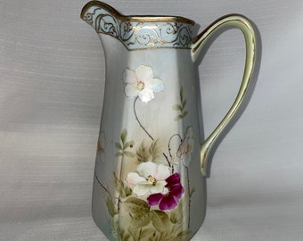 Handpainted Nippon Coffee Pot / Teapot / Vase - No Lid