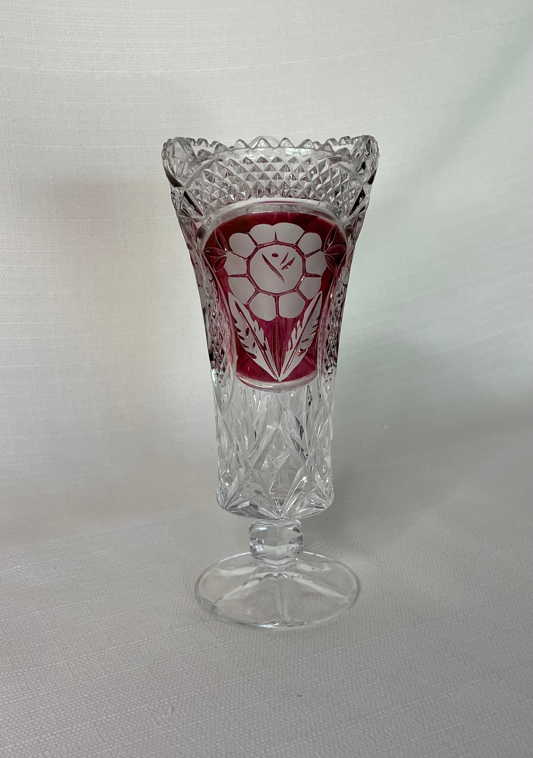 Anna Hutte Bleikristall Vase - Etsy