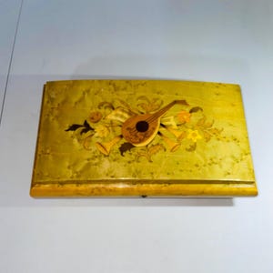 Italian Music Box, Sorrento Inlaid Wood