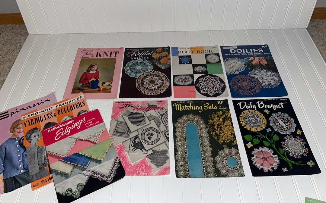 Vintage Craft Magazines: Doilies, Knitting, and More - Etsy