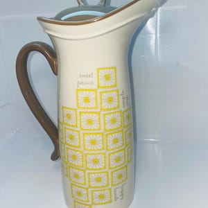 Blessings Unlimited Simple Joys Coffee Tea Lemonade Serving Carafe Pitcher #45A