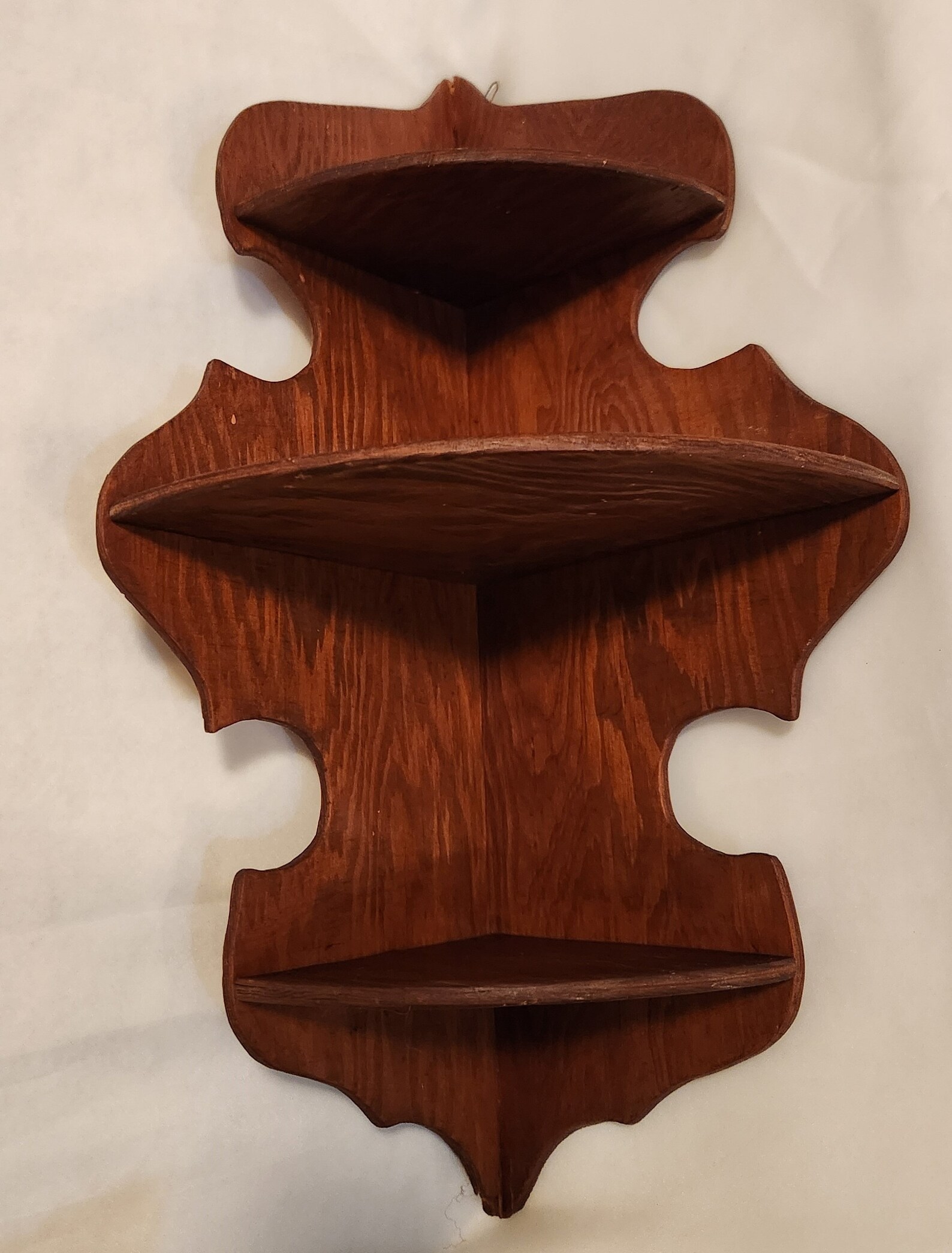 Corner Curio Shelf Wall Mount 3 Shelves Classic Design Etsy