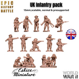 WW2 British infantry and paratroopers