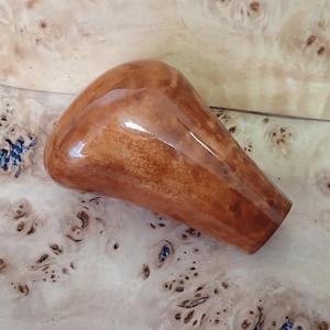 Mazda Manual Shift Knob – Custom Maple Burl Wood | Handmade M10×1.25 Thread for Mazda 3/6/CX‑5 MX‑5